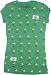 Peanuts Woodstock Peace Green Juniors T-shirt Tee
