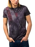 BIAGGIO Camiseta Manga Corta (Gris Oscuro)