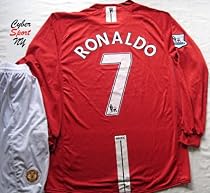 MANCHESTER United C. RONALDO Soccer Jersey LONG Sleeves Adult XLarge