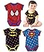 Stylesilove Super Hero Baby Boy Costume Jumpsuit (6-12 Months, Red Spiderman)