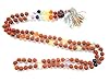 Meditation Malas- Rudraksha Prayer Mala Seven Chakra Stone Healing Jewelry 108+1 Beads