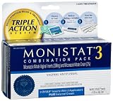 Monistat Combination Pack, 3-Ovule Insert with 3 Applicators & External Cream