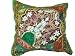 Decorative Chair Cushion Covers Green Beaded Floor Pillows