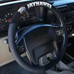 NCAA Kansas Jayhawks Poly-Suede Steering Wheel Cover
