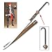 Pirate Hook Sword w/ Wooden Scabbard