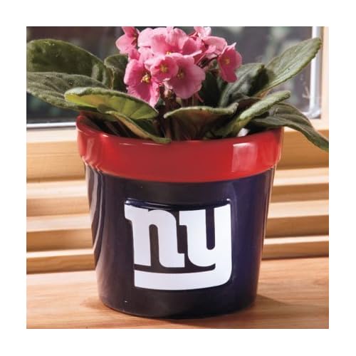 New York Giants NFL 4.5'' Flower Pot Sports Related Merchandise Sports & Outdoors