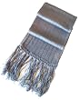 Handmade Lightweight Scarf - Gray Delight (Hand-crocheted Border) Handmade Lightweight Scarf - Gray Delight (Hand-crocheted Border)
