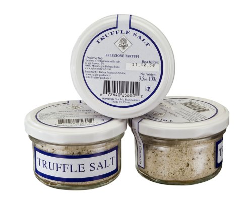 Italian Products Black Truffle Salt 10%, 3.5-Ounce Unit