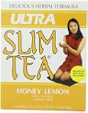 Ultra Slim Tea, Honey Lemon, Caffeine Free, Tea Bags, 24-Count Box, 1.69 Ounce, (Pack of 4).