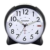Sharp SPC127A Quartz Analog Clock (Black/White)