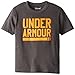 Under Armour Boys 2-7 UA Branded Solid Tee Grey