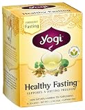 Yogi Healthy Fasting, Herbal Tea Supplement, 16-Count Tea Bags (Pack of 6)