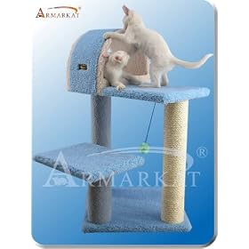 B2903 Sky Blue Cat Furniture Tower pet tree condo 4 level by Armarkat