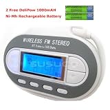 Review TeckNet  / TeckNet FM12 Portable Stereo MP3 FM Transmitter With 205 Channels (Included 2 x DeliPow 1000mAH Ni-Mh Rechargeable Batteries)