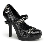 4 1/2″ Heel, 1/2″ P/F Mary Jane Pump W/ Buckle Straps Detail