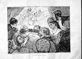 1870 Pantomime Party Children Clown Costumes Print