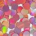 Round Sequin Paillettes 15mm Top Hole Pink Lazersheen Reflective Metallic Loose Couture
