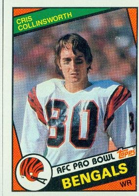 1984 Topps #37 Cris Collinsworth - Cincinnati Bengals (Football Cards)