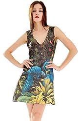 V-neck Polyester Tank General Print Evening Dress/Prom Dress/Wedding Party Dress 