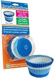 Cupcake Creations 32 Count Cupcake Baking Papers, Blue