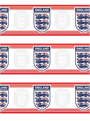 Childrens Toyshop  Kitchen & Housewares : England Crest White Wallpaper Border 5m
