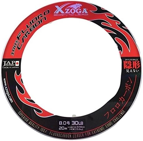100% Fluorocarbon Invisible Fishing Leader Line 30Lb/20M (1)