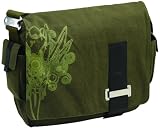 Caselogic SNMB-15F 15.4-Inch Fullsize Canvas Messenger Bag with Laptop Storage (Green)