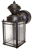 Heath Zenith SL-4133-OR Shaker Cove Mission Style 150-Degree Motion Sensing Decorative Security Light, Oil Rubbed Bronze