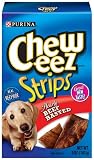 Cheweez Strips, Hearty Beef Basted for Dogs, 5-Ounce Bags (Pack of 12)