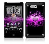 Glowing Love Heart Protective Skin Cover Decal Sticker for HTC Aria Cell Ph ....