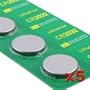 eForCity Lithium Coin Battery - CR2032 (5pcs)