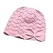 Toubaby Toddler Girl winnter Knitted Hat Bowknot Hollow Out Baby Hat (0-12M, Pink)