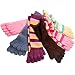 Solids & Stripes 6 Pack Assorted Toe Socks