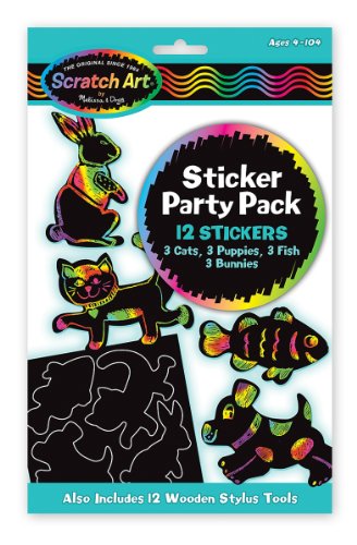 Melissa & Doug Sticker Scratch Art Party Pack