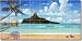 Bora Bora Sun by Rick Novak - Tropical Beach Ceramic Tile Mural 24