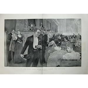 1894 Royal Opera House Covent Garden Hudson River York
