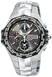 Seiko Coutura Chronograph Steel Black Mens Watch SPL001