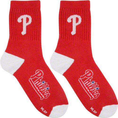 Philadelphia Phillies Team Color Quarter Socks