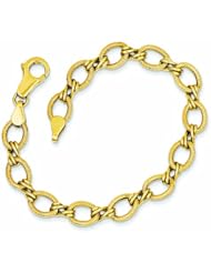 14K Gold Fancy Bracelet 7 Inches