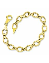 Genuine 14K Yellow Gold Fancy Bracelet 7 Inches 5 Grams Of Gold 100% Satisfaction Guaranteed.