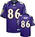 Todd Heap Jersey: Reebok Purple Replica #86 Baltimore Ravens Jersey - Large