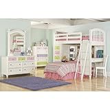Pawsitively Yours Twin over Twin Loft Bedroom Set by Pulaski Furniture