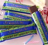 Helen Grace Chocolates, HAPPY BIRTHDAY!, Premium Milk Chocolate Occasion Bars, 10-pack, 1.6 oz. Bars