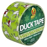 Duck Brand 280734 Reindeer Games Printed Duct Tape, 1.88-Inch by 10 Yards, Single Roll