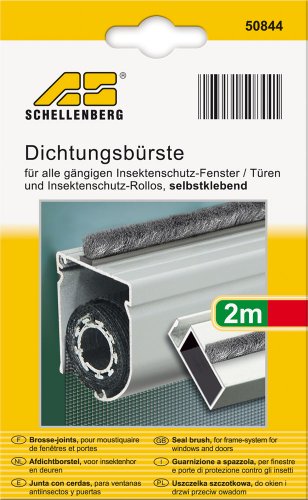 Schellenberg 50844 B&uuml;rstendichtung 2m, selbstklebend
