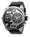 Diesel - DZ7125 - Montre Homme - Quartz Analogique - Bracelet en Cuir - Argent / Noir