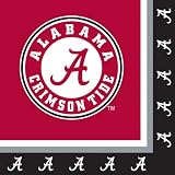 Creative Converting Alabama Crimson Tide Luncheon Napkins (20 Count)