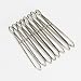 ZHONGJIUYUAN 200 Pieces Easy Pull Bodkin Threader Tweezers Sewing Machine Tweezers Bodkin Elastic Threader for Waist Band Craft Easy to Insert Sewing Tool