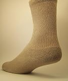 Diabetic Socks-Comfy Feet For Diabetics, 3pair size 10-13 Khaki