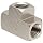 Polyconn PC101NB-2 Nickel Plated Brass Pipe Fitting, Tee, 1/8" NPT Female (Pack of 10)